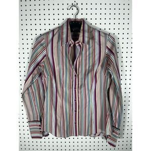 Thomas Pink candy cane striped button down dress shirt size 8